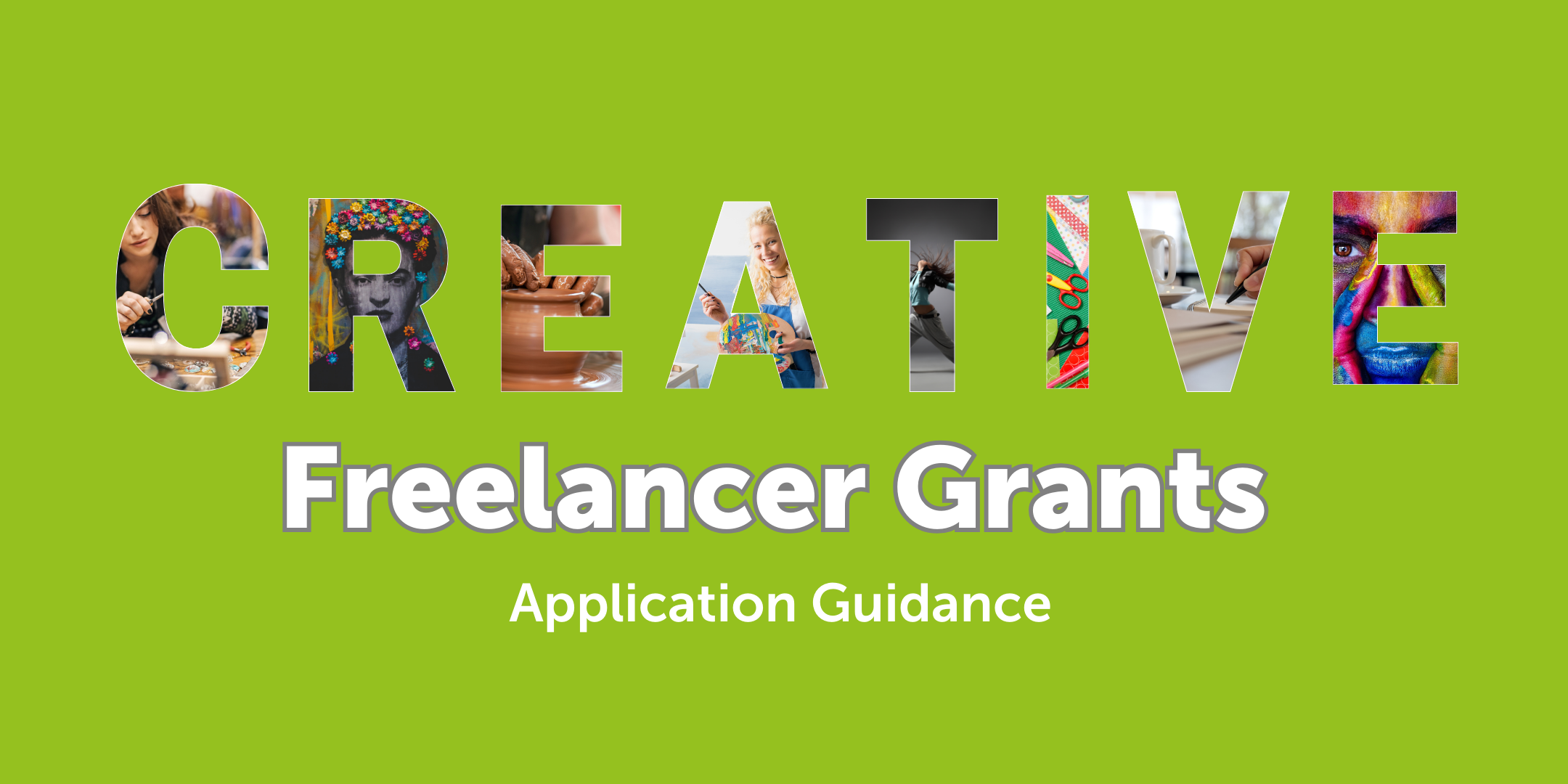 Creative Freelancer Grants Application Guidance poster